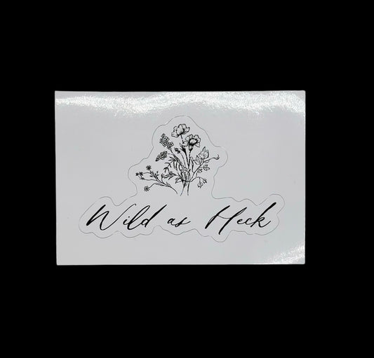 Wild as Heck Sticker